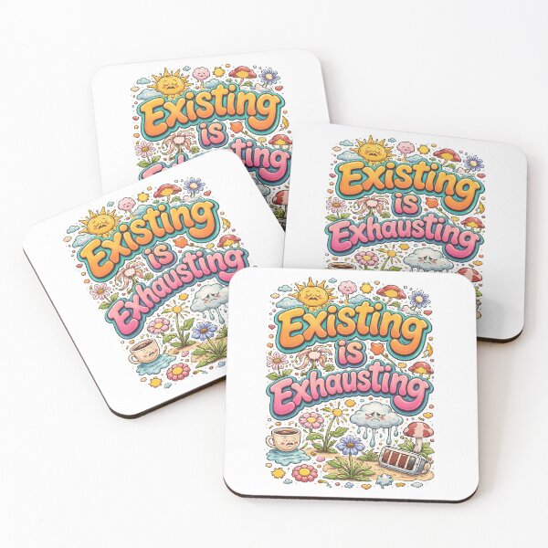 Item preview, Existing is Exhausting designed and sold by twenett.