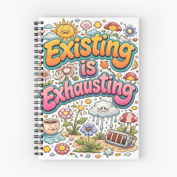 Item preview, Existing is Exhausting designed and sold by twenett.