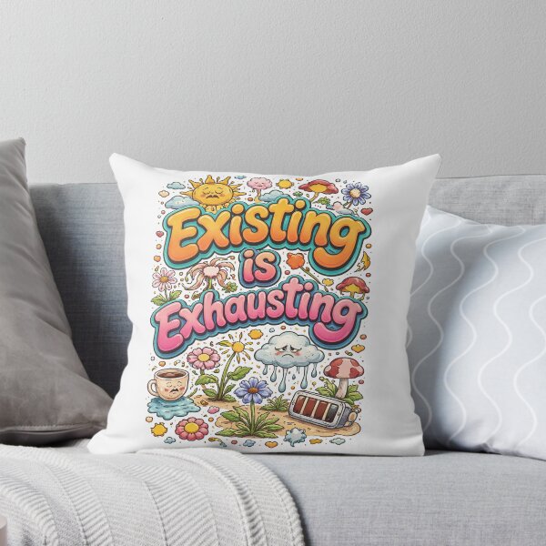 Item preview, Existing is Exhausting designed and sold by twenett.