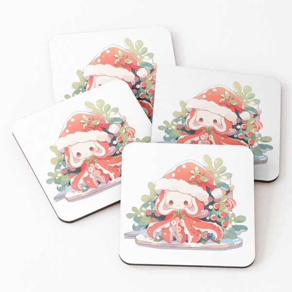 Item preview, Christmas Octopus Sticker designed and sold by Solace Sparkles.