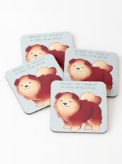 "Whatever You Manage to Do" Pup Coasters