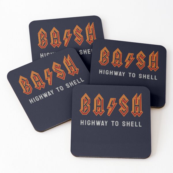 Item preview, BASH Highway to Shell - Developer - ACDC Tshirt Maroon designed and sold by VandoorLabs.