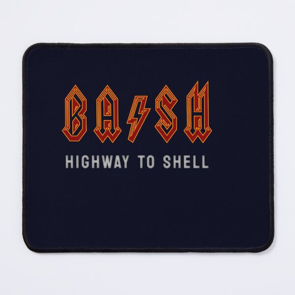 Item preview, BASH Highway to Shell - Developer - ACDC Tshirt Maroon designed and sold by VandoorLabs.