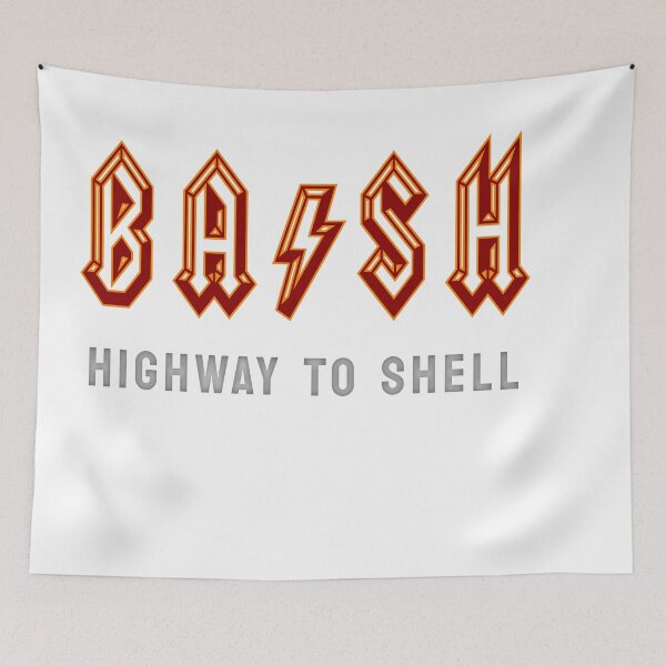 Item preview, BASH Highway to Shell - Developer - ACDC Tshirt Maroon designed and sold by VandoorLabs.