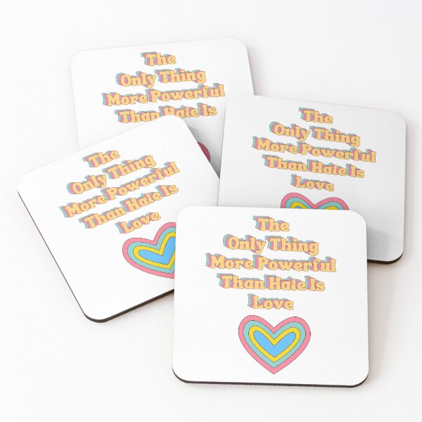 Item preview, The Only Thing More Powerful Than Hate Is Love designed and sold by SWETA HALDER.