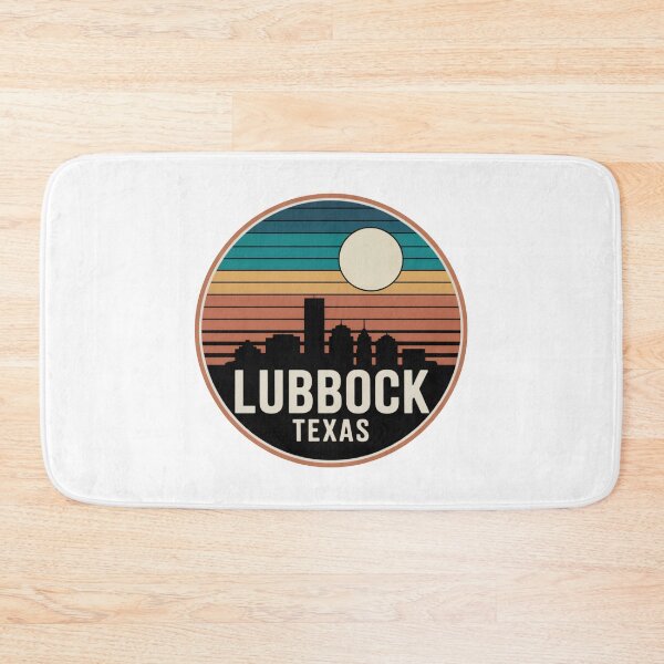 Item preview, Lubbock Texas: Sunset Skyline Outlined Moon designed and sold by CircinusStore.