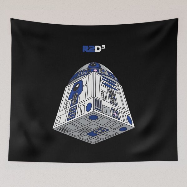 Item preview, R2-D3: The Ultimate Cube Droid Mashup designed and sold by TshirtsOnline-.