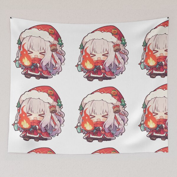 Item preview, Chibi Christmas Girl and Fire designed and sold by Solace Sparkles.