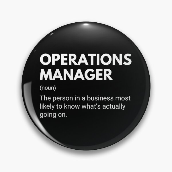 Item preview, Operations Manager Funny Work Definition designed and sold by CuteLovelyDesigns.