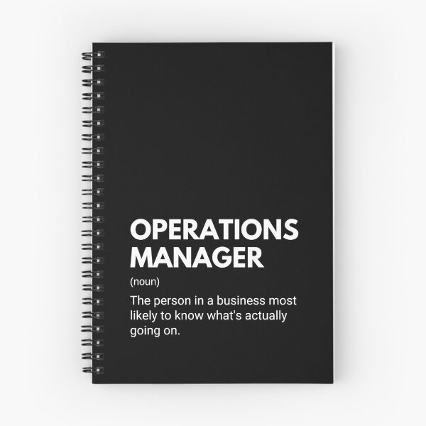 Item preview, Operations Manager Funny Work Definition designed and sold by CuteLovelyDesigns.