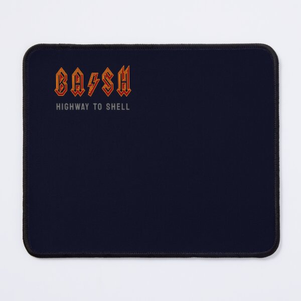 Item preview, BASH Highway to Shell - Developer - ACDC Tshirt Red on Black designed and sold by VandoorLabs.