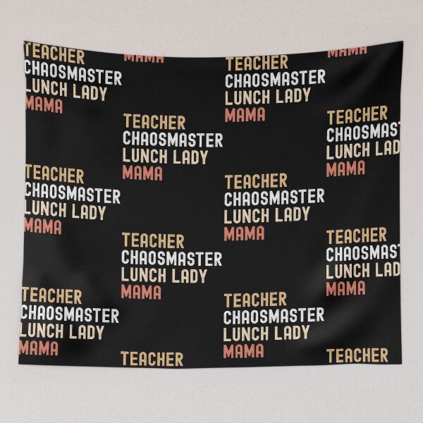 Item preview, Teacher Chaosmaster Lunch Lady Mama Cafeteria Crew Teacher designed and sold by KAWKAW-DRHM.