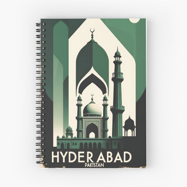 Item preview, Hyderabad Pakistan Retro Vintage Travel Souvenir designed and sold by TravelersGems.
