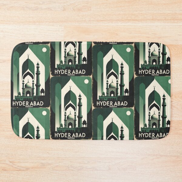 Item preview, Hyderabad Pakistan Retro Vintage Travel Souvenir designed and sold by TravelersGems.