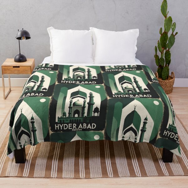 Item preview, Hyderabad Pakistan Retro Vintage Travel Souvenir designed and sold by TravelersGems.