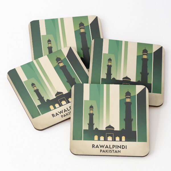 Item preview, Rawalpindi Pakistan Retro Vintage Travel Souvenir designed and sold by TravelersGems.