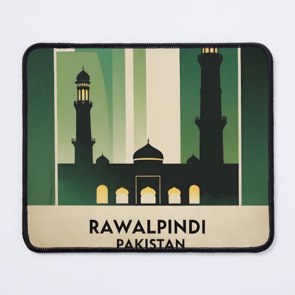 Item preview, Rawalpindi Pakistan Retro Vintage Travel Souvenir designed and sold by TravelersGems.