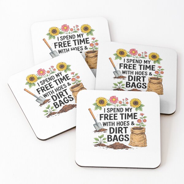 Item preview, I Spend My Free Time With Hoes And Dirt Bags Gardening Pun designed and sold by KAWKAW-DRHM.