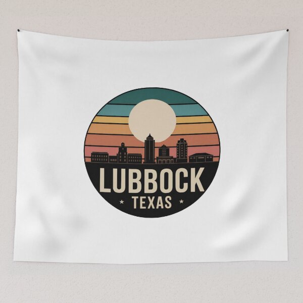 Item preview, Lubbock Texas: Sunset Skyline Large Moon Star designed and sold by CircinusStore.