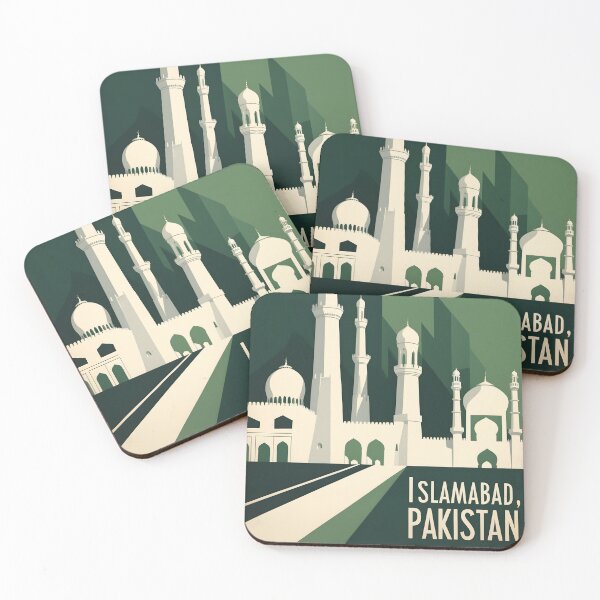 Item preview, Islamabad Pakistan Retro Vintage Travel Souvenir designed and sold by TravelersGems.