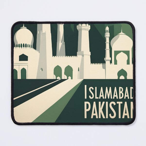 Item preview, Islamabad Pakistan Retro Vintage Travel Souvenir designed and sold by TravelersGems.