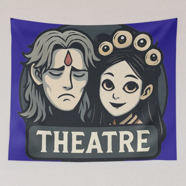 Item preview, Gothic Theatre Emblem designed and sold by Ecosetereos.