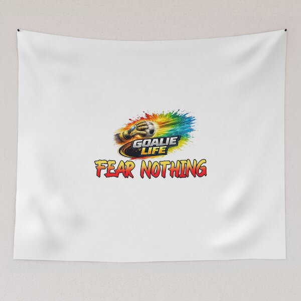 Item preview, Goalie Life Fear Nothing Soccer designed and sold by MartinTees.