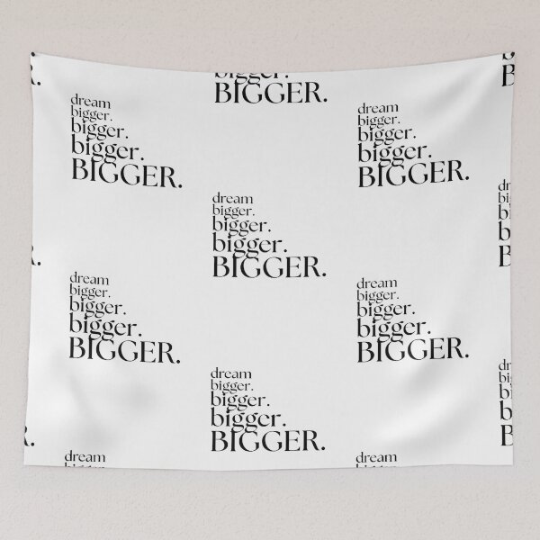 Item preview, dream bigger designed and sold by indie cottage.
