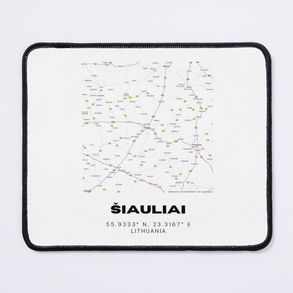 Item preview, Šiauliai Lithuania Coordinates Print | Minimalist City Wall Art designed and sold by RM-Journey.