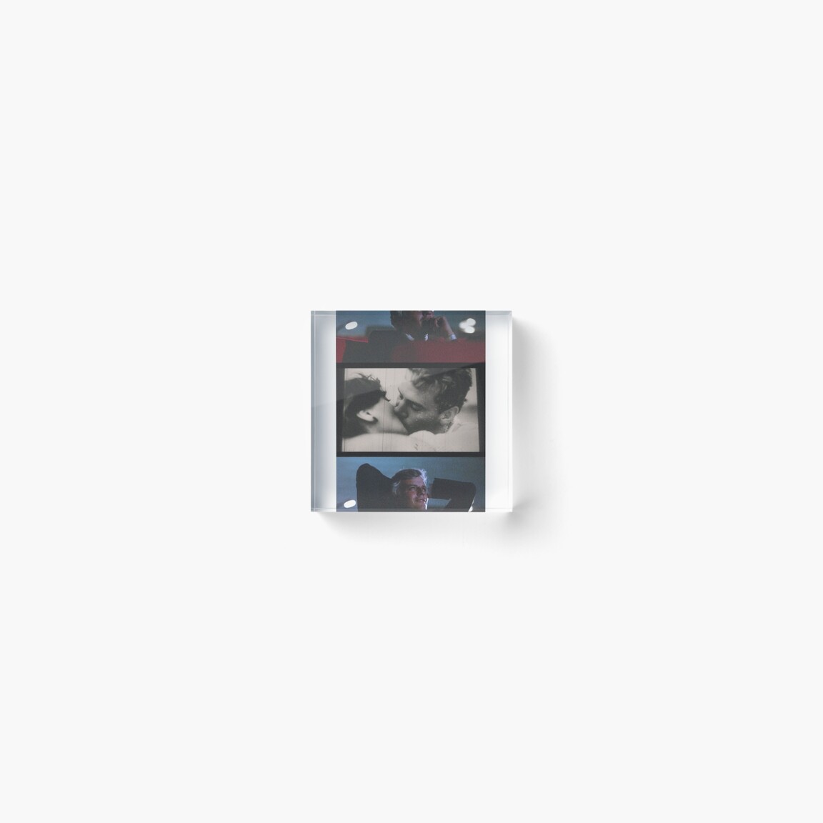 Cinema paradiso final scene kiss Acrylic Block