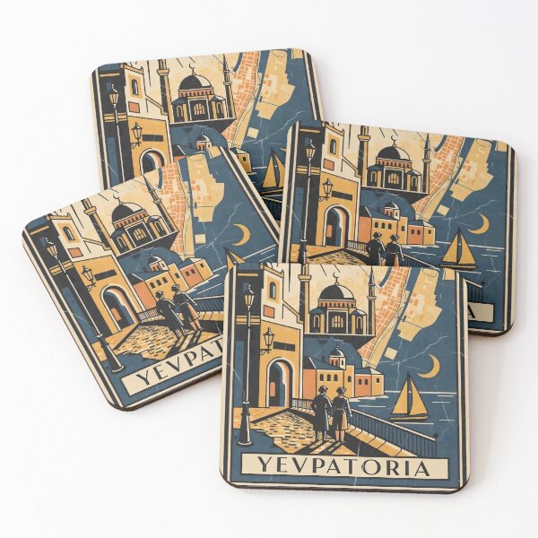 Item preview, Yevpatoria Ukraine Retro Vintage Travel Souvenir designed and sold by TravelersGems.