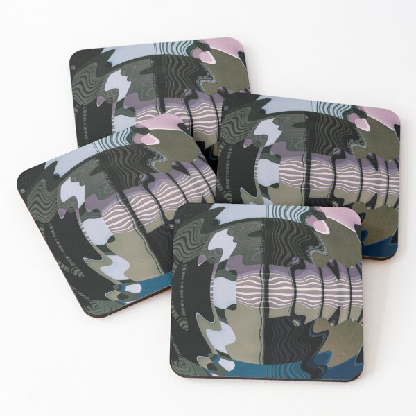 Item preview, Sophisticated Swell Abstract Feature Art by Jenny Meehan  designed and sold by Jenny Meehan Art Prints and Patterns  .
