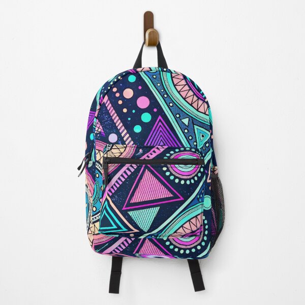 Item preview, Neon multicolor geometric pattern  designed and sold by michplante60.