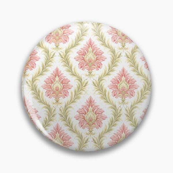 Item preview, An old-fashioned wallpaper pattern with floral motifs designed and sold by Ratatosk-AI.