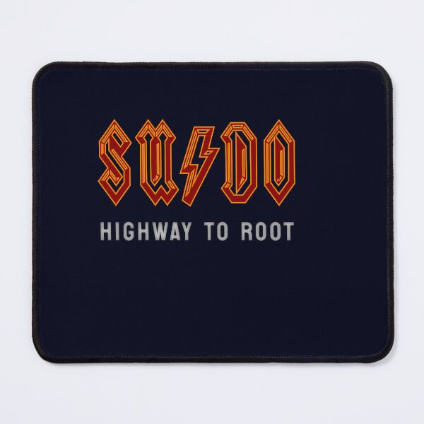 Item preview, SUDO Highway to Root - Developer - ACDC Rockstar Coder tshirt Maroon designed and sold by VandoorLabs.