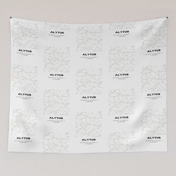 Item preview, Alytus Lithuania Coordinates Print | Minimalist Wall Art designed and sold by RM-Journey.