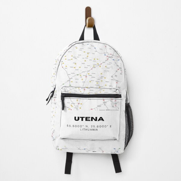 Item preview, Utena Lithuania Coordinates Print | Minimalist City Wall Art designed and sold by RM-Journey.
