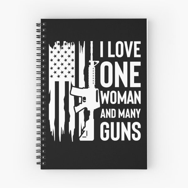 Item preview, I Love One Woman And Several Guns Vintage USA American Flag designed and sold by najaks.