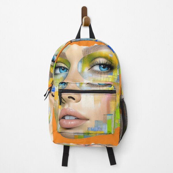 Item preview, Abstract Geometric Face Art – Modern Color Block Portrait, Contemporary Mixed Media Aesthetic, Artistic Design designed and sold by ChenEngEng.