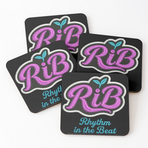 Item preview, Neon Pop RiB Embroidered Script Logo Teal Sprout designed and sold by Rib-Brand.