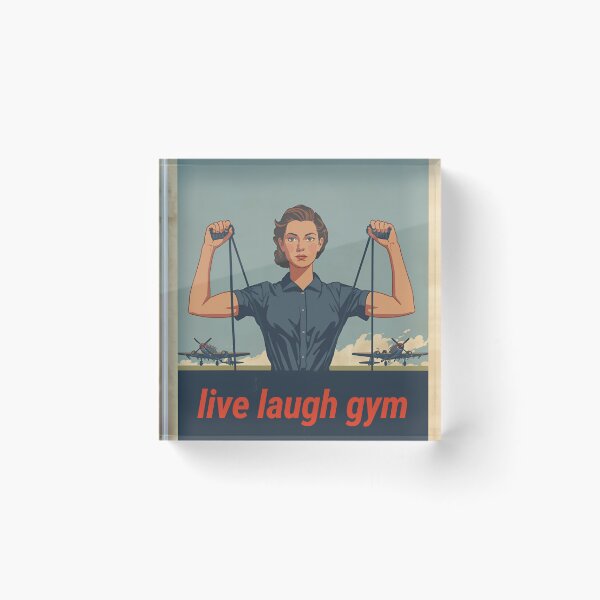 Item preview, Live Laugh Gym  designed and sold by SheLifts.