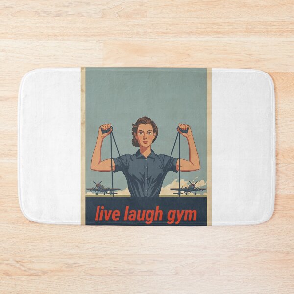 Item preview, Live Laugh Gym  designed and sold by SheLifts.