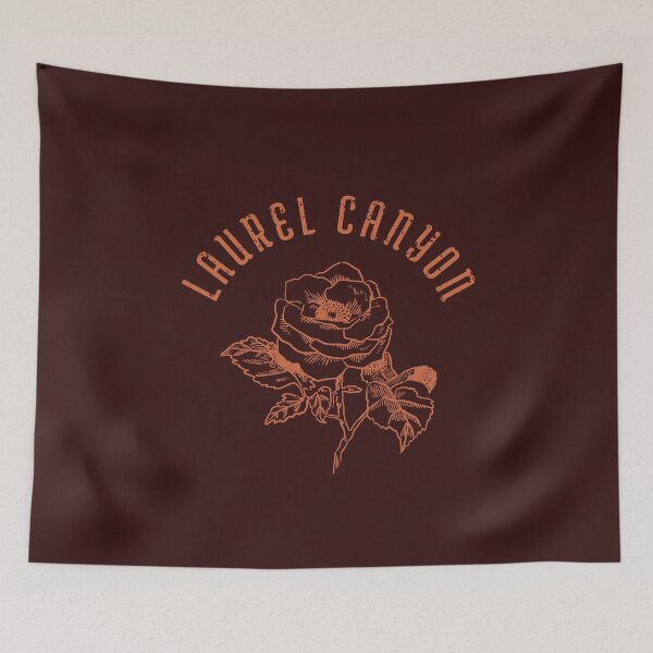 Item preview, Laurel Canyon Rose - orange print. designed and sold by retropetrol.