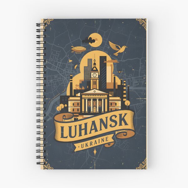 Item preview, Luhansk Ukraine Retro Vintage Travel Souvenir designed and sold by TravelersGems.