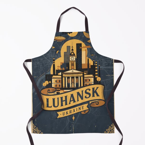 Item preview, Luhansk Ukraine Retro Vintage Travel Souvenir designed and sold by TravelersGems.