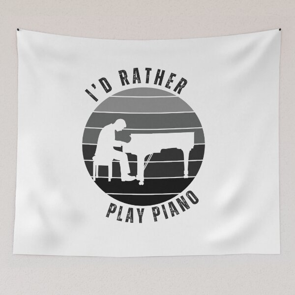 Item preview, I'd rather play piano designed and sold by ice-apparel.
