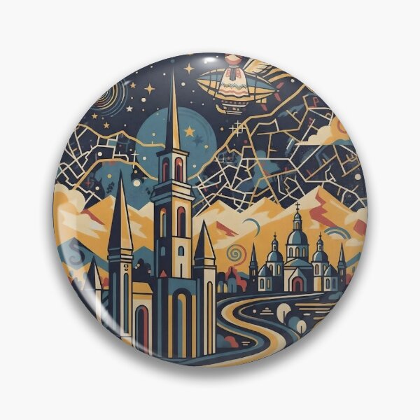 Item preview, Ivano-Frankivsk Ukraine Retro Vintage Travel Souvenir designed and sold by TravelersGems.