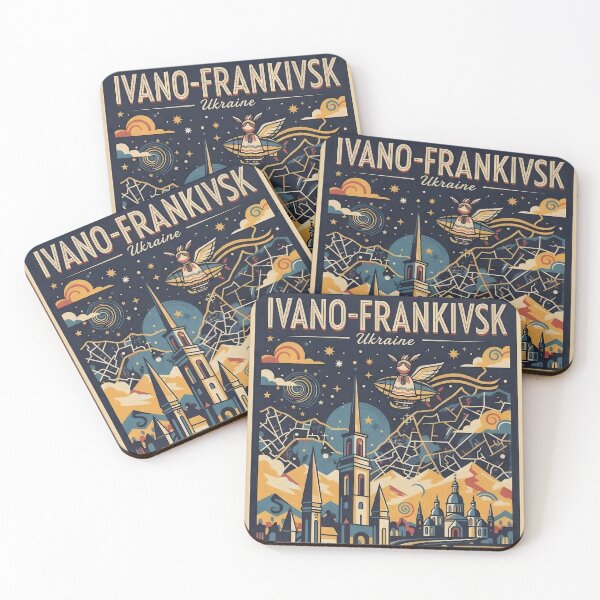 Item preview, Ivano-Frankivsk Ukraine Retro Vintage Travel Souvenir designed and sold by TravelersGems.