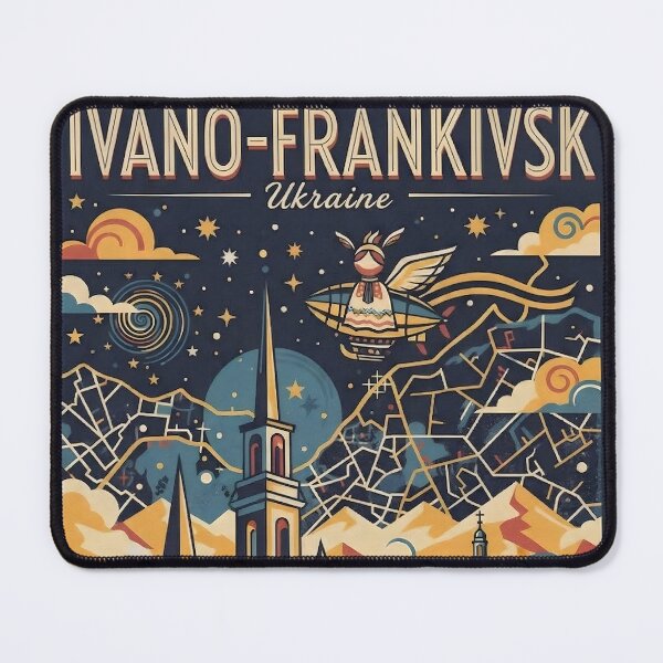 Item preview, Ivano-Frankivsk Ukraine Retro Vintage Travel Souvenir designed and sold by TravelersGems.