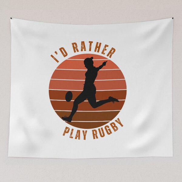 Item preview, I'd rather play rugby designed and sold by ice-apparel.